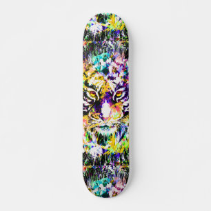 Vacker Tiger Skateboard FärgTiger