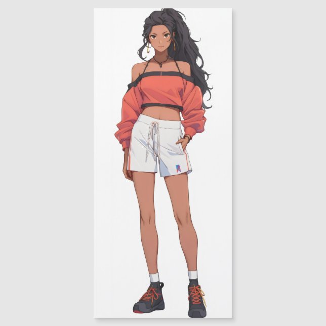 Vacker tjej sport anime (Framsida)