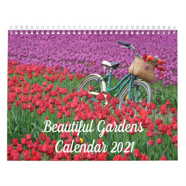 Vacker trädgårdskalender kalender (Omslag)