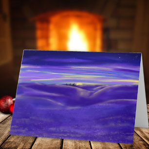 Vacker tre Wise Manar Helgkort