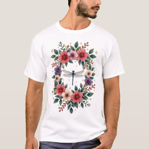 Vacker Trollslända Akvarellkonst Insekt älskare Ea T Shirt