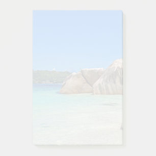 Vacker Tropical Sea Rocky Kusten Post-it Block