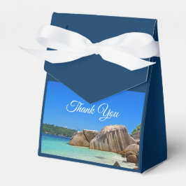 Vacker Tropical Sea Rocky Kusten Presentaskar