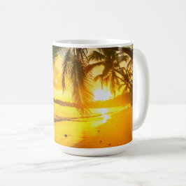 Vacker tropisk mugg