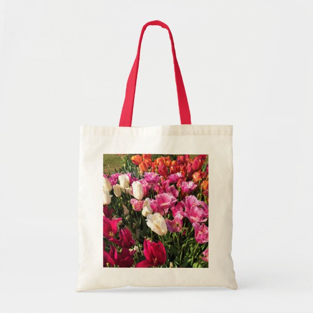 Vacker Tulip Garden Bed, Oregon Tygkasse (Framsidan)