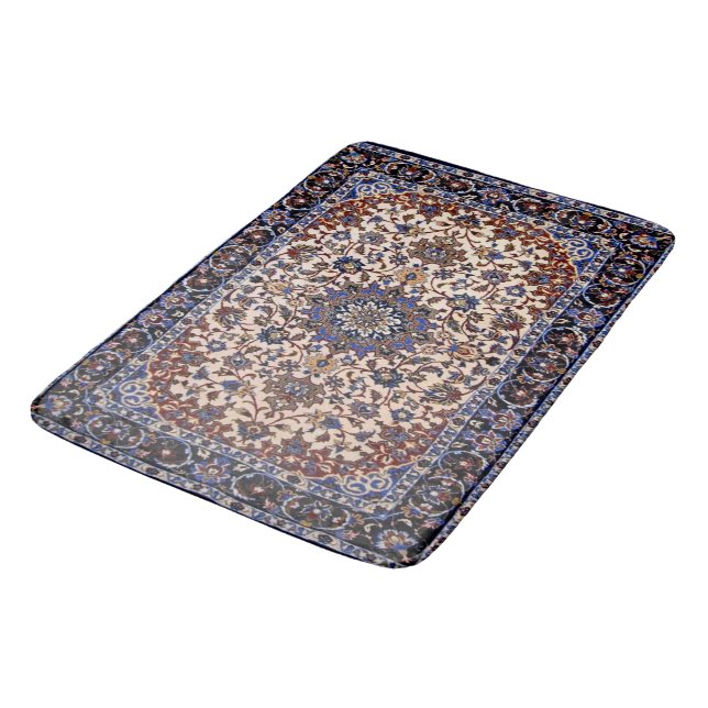 Vacker turkisk traditionell matta Bath Mat (Vinklad)