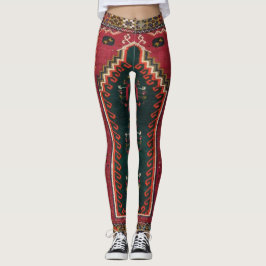 Vacker turkiskt antique matta leggings