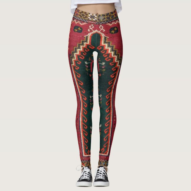 Vacker turkiskt antique matta leggings (Framsida)