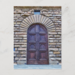 Vacker Tuscan Door Florens Italien Vykort