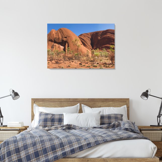 Vacker Uluru / Ayers Rock närbild Canvastryck (Insitu (sovrum))