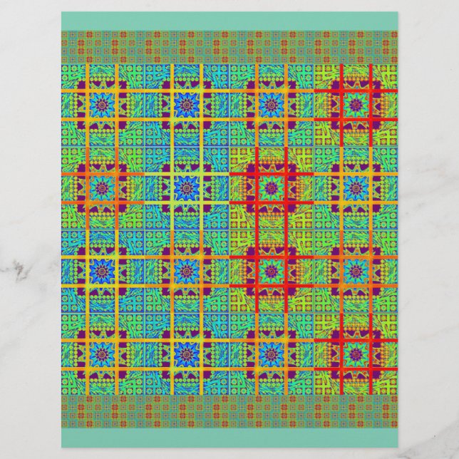 Vacker underbar Mayafolk etnisk tryckt vektordesig (Framsida)