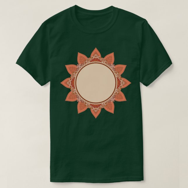 vacker utformning av sol ansikte t shirt (Design framsida)