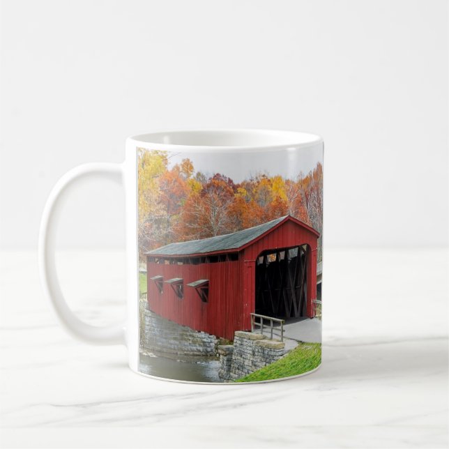 Vacker utomhusscenery Coffee Mugg (Vänster)
