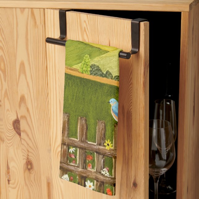 Vacker utsikt kökshandduk (Thirds Fold)