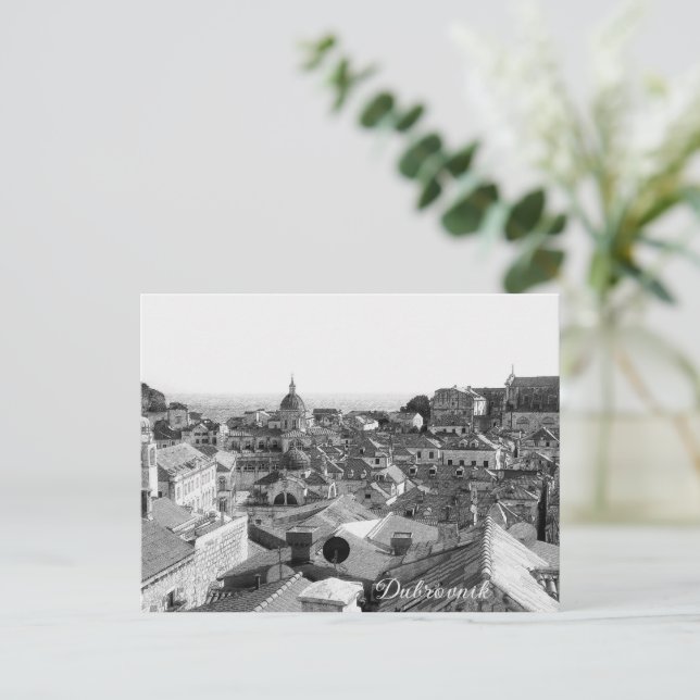 Vacker utsikt över Dubrovnik, Kroatien Helg Vykort (Stående Fram)