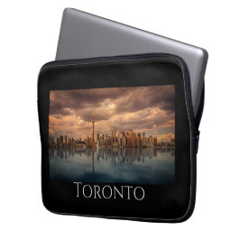 Vacker utsikt över Toronto Laptop Fodral