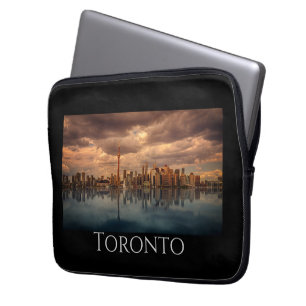 Vacker utsikt över Toronto Laptop Fodral