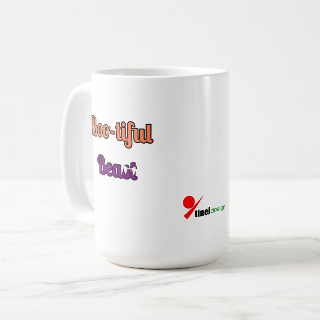 Vacker varelse – Rolig Halloween-present till djur Kaffemugg (Framsida vänster)