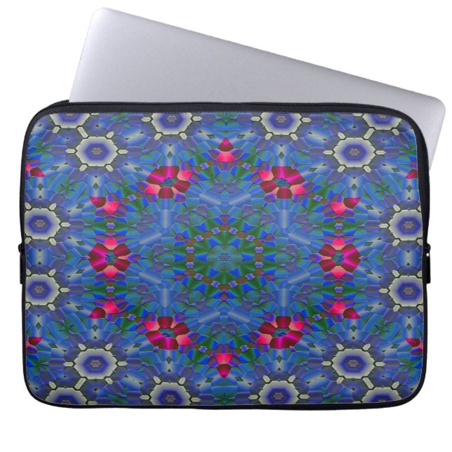 Vacker vårträdgård.... laptop fodral (Framsidan)