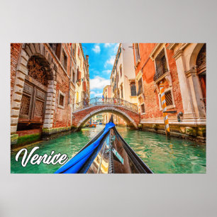 Vacker Venedig, Italien Poster