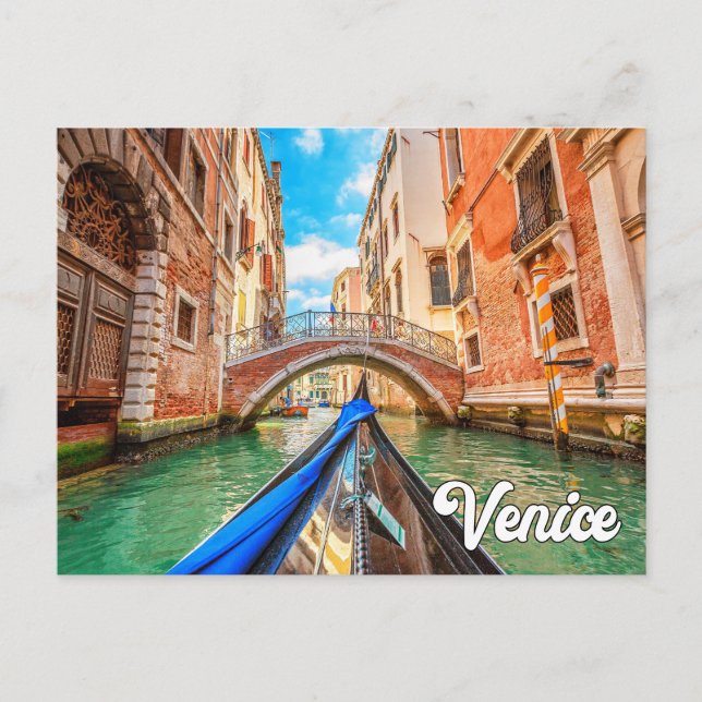 Vacker Venedig, Italien Vykort (Framsida)