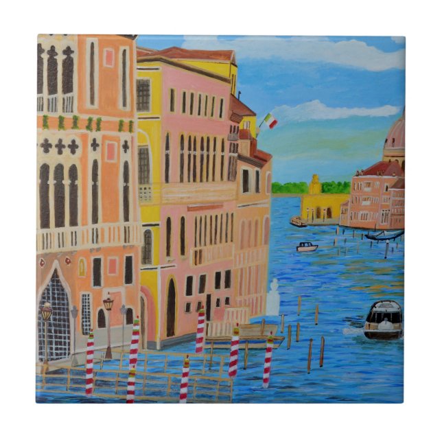 Vacker Venezia 2 Kakelplatta (Framsidan)