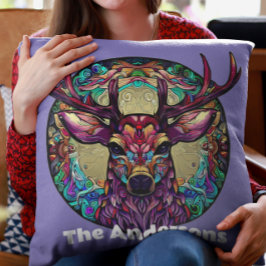 Vacker Vibrant Buck Kudde