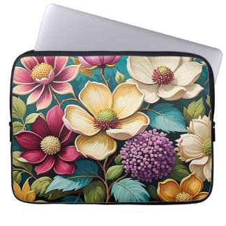 Vacker Vibrerande Blomkonst IPhone-fodral Laptop Fodral