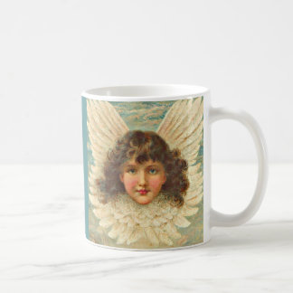 vacker viktoriansk ängeltryck kaffemugg