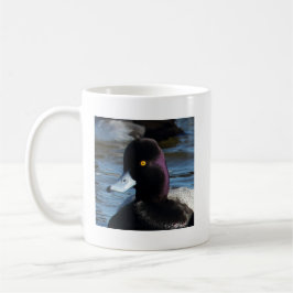 Vacker Vild Anka - Lesser Scaup Drake Kaffemugg
