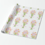 Vacker vildblomma Pastell Bröllopsdusch Tack  Presentpapper<br><div class="desc">Vacker vildblomma inpackningspapper som huvudsakligen använder rosa,  orange,  beige och grön i pastellfärgpalett,  med “Tack” eller något annat personligt meddelande som du önskar,  perfekt för bröllopsdusch eller någon speciell tillfälle presentinpackning.</div>