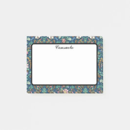 Vacker Vintage Blomma Post-it Block