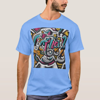 Vacker vintage design t shirt