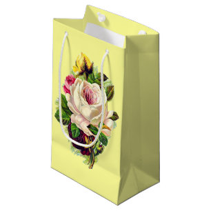 Vacker Vintage Feminil Blommig Konst