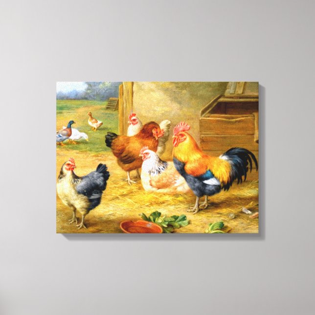 vacker vintage - målarduk 21 canvastryck (Framsida)