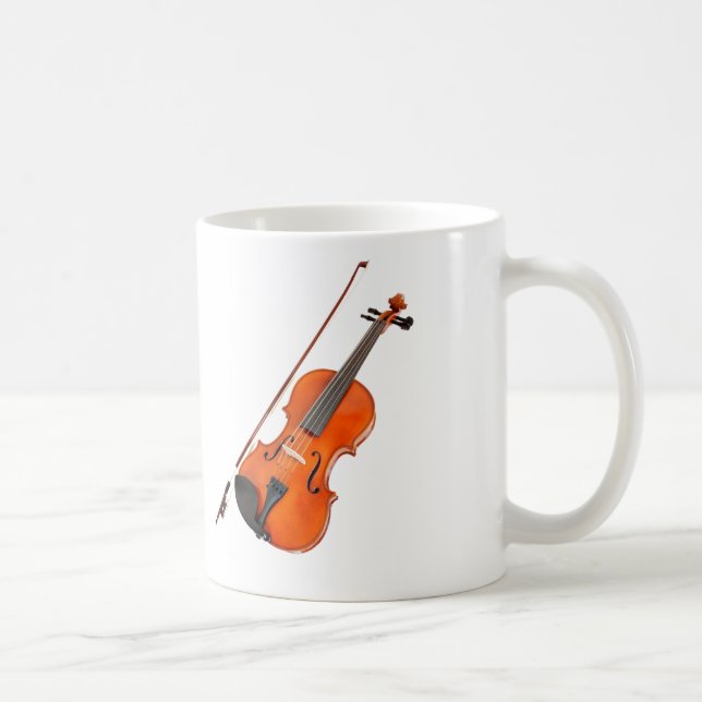 Vacker Viola Musikinstrument Kaffemugg (Höger)