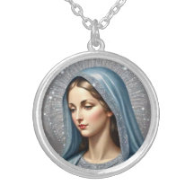 Vacker Virgin Mary Necklace