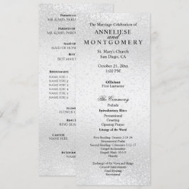 Vacker Vit Glitter - Program