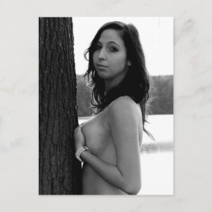 Vacker vykort för B&W-fotografi utomhus