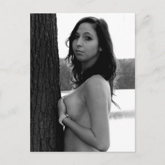 Vacker vykort för B&W-fotografi utomhus