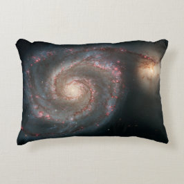 Vacker Whirlpool Galaxy Prydnadskudde