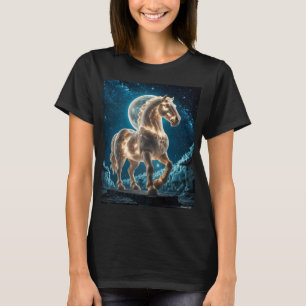 Vacker White Ljus Horse T Shirt