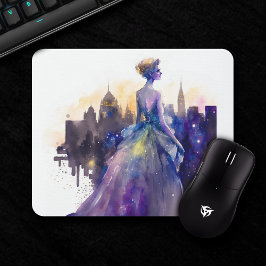 Vacker Woman | Abstrakt Fairytale City Princess Musmatta
