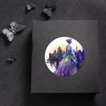 Vacker Woman | Abstrakt Fairytale City Princess