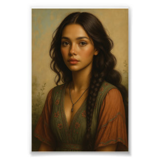 Vacker Woman Fototryck