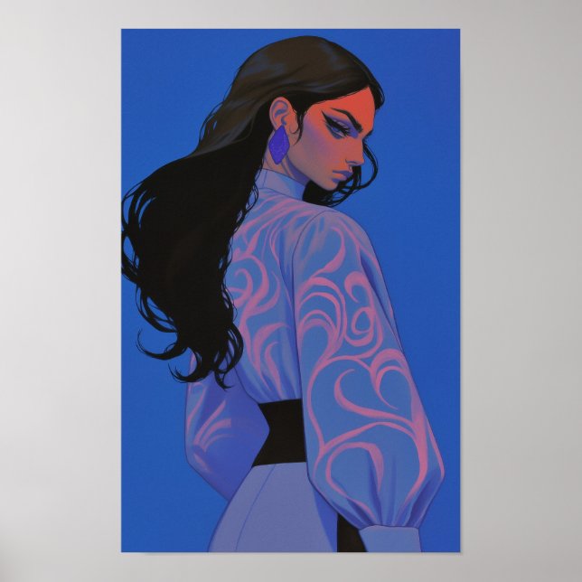 Vacker Woman Poster (Framsidan)