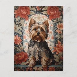 Vacker Yorkie | Yorkshire Terrier Porträtt Vykort