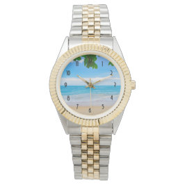 Vackerbar blå Tropical Beach Armbandsur