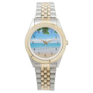 Vackerbar blå Tropical Beach Armbandsur