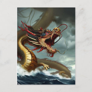 Vackerce Red Dragon Vykort
